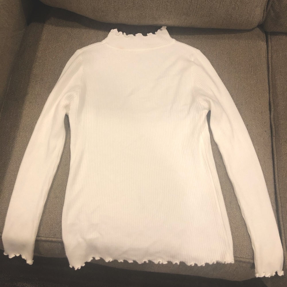 Mock Neck Romwe Long Sleeve Shirt